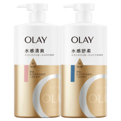 OLAY 香氛香味持久留香 沐浴露套装  抹茶+洋甘菊 730ml+730ml