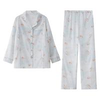 十月结晶 【清爽透气】月子服秋冬轻薄款睡衣便捷哺乳衣吸湿干爽居家服