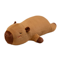 爱尚熊卡皮巴拉抱枕玩偶毛绒玩具超大号布娃娃女生睡觉长条男女