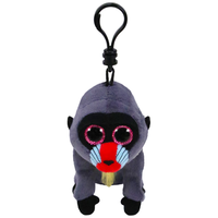 TY儿童毛绒挂件钥匙扣灰狒狒瓦萨比挂饰36563安抚陪伴