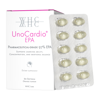 WHC小天使97%EPA高纯度鱼油omega3鱼油中老年软胶囊辅助降血脂60粒 【1个月】1盒装