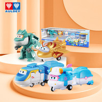 AULDEY 奥迪双钻 超级飞侠玩具奥迪双钻 760094迷你四只装 大壮 金小子 糯 咚
