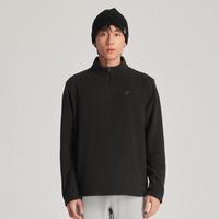 探拓 秋冬男士半开衫抓绒服简约百搭立领休闲上衣抓绒户外服