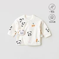 unisunny 婴儿衣服宝宝a类纯棉秋冬季新生儿打底衣半背衣长袖和尚服