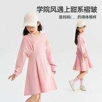 可可鸭 QQ duck 女童时尚气质百搭舒适亲肤连衣裙儿童裙子