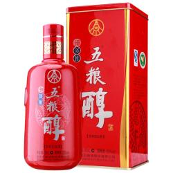 五粮醇 红淡雅 50%vol 浓香型白酒 500ml 铁盒装