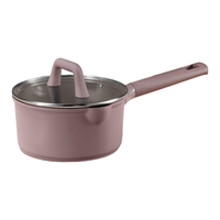 卡罗特奶锅不粘锅宝宝婴儿辅食锅煎蒸煮一体煮面小锅燃气灶适用20cm 紫色奶锅 20cm