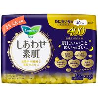 Laurier 乐而雅 F透气棉柔纤巧超特长夜用卫生巾 40cm*7片