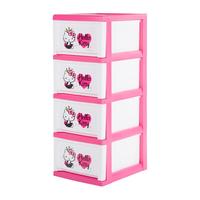 爱丽思 MCD324 抽屉式收纳柜 HELLOKITTY 粉色