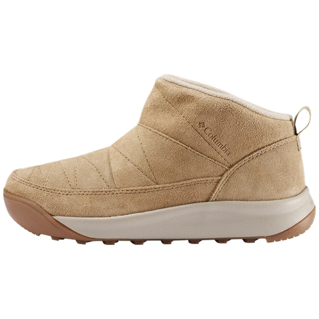 Columbia哥伦比亚户外25秋冬新品女拒水抓地缓震银点雪地靴BL4141 220驼色