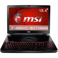 MSI/微星 双GTX 980M 游戏本 GeForce-GTX980M i7-4980HQ 黑色 32GB