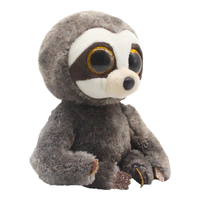 TY大眼毛绒玩偶儿童灰色树獭瑶瑶36215安抚陪伴