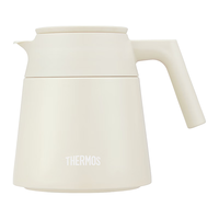 膳魔师保温壶家用长效保温热水瓶大容量不锈钢保温暖水壶泡茶壶TCHF 杏仁白 0.74L