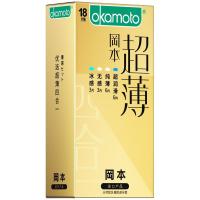 冈本 透薄系列 四合一安全套 14只