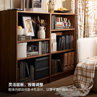 宜家（IKEA）BILLY毕利书架置物柜收纳柜收纳储物展示柜落地客厅分层 【书架+边桌】 80x106cm