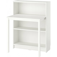 宜家（IKEA）BILLY毕利书架置物柜收纳柜收纳储物展示柜落地客厅分层 【书架+边桌】 80x106cm