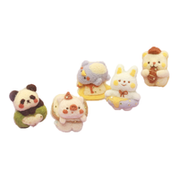 哈尼手工（HoneyDIY）戳戳绣羊毛毡胸针挂件手工礼物