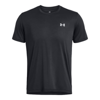 安德玛（UNDERARMOUR）春夏Launch男子跑步运动短袖T恤1382582 黑色001 XL