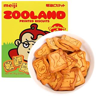 meiji 明治 乐园 动物饼干 70g