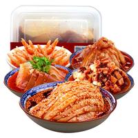 廖记棒棒鸡 四川成都特产美食零食【廖记棒棒鸡460g+凤爪460g+夫妻肺片600g+耳片480g+兔丁480g】