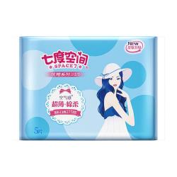 七度空间 卫生巾  优雅夜用275mm 5片  （任选）