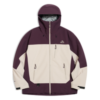 伯希和（Pelliot）[山壳pro]户外硬壳冲锋衣男女防水秋季登山外套124301006紫米