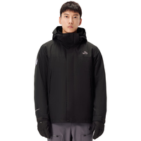 伯希和（Pelliot）户外冲锋衣三合一男女秋季防水硬壳登山外套114301029黑XL 【男款】漫暮黑