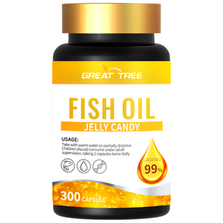 GREAT TREE澳洲品牌高浓度深海鱼油胶囊300粒omega3DHA+EPA非鱼肝油无腥