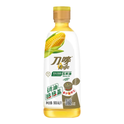 刀唛 零反式脂肪玉米油 900ml 非转基因物理压榨一级食用油 香港品牌
