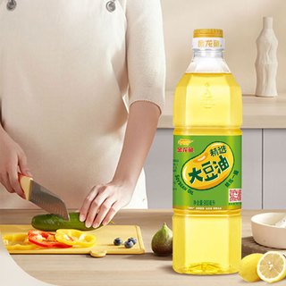 金龙鱼大豆油家用炒菜烹饪食用油植物油烘焙烧烤宿舍用粮油 精选大豆油转基因 900mL*2瓶