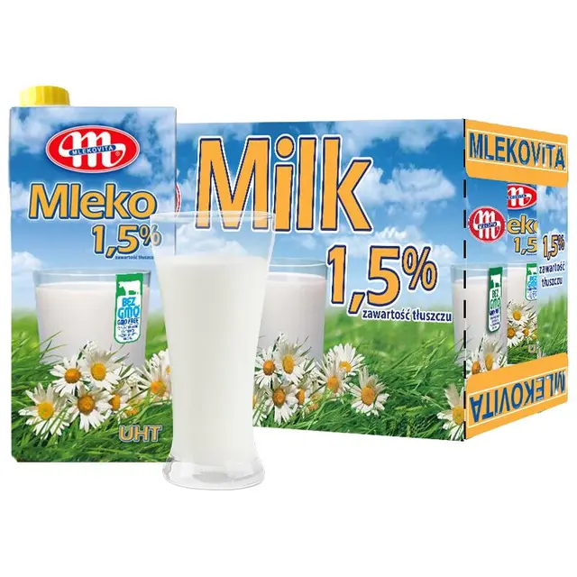 MLEKOVITA 妙可 低脂纯牛奶 1L*12盒
