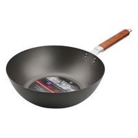珍珠生活 无涂层平底煎炒锅30cm H-398钛锅