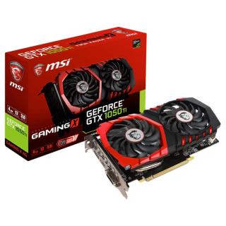 MSI 微星 GeForce GTX 1050Ti GAMING X 4G 显卡 4GB 黑红色