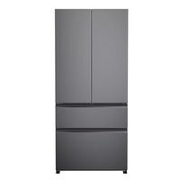 国家补贴：松下 Panasonic 蔓越莓2.0系列 NR-XG52GJB-S 风冷法式门冰箱 515L 银色系