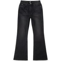 李 Lee426修身高腰微喇经典五袋款黑色女牛仔裤显瘦潮 29 黑色(裤长25)