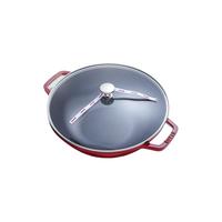 STAUB 珐琅铸铁中式炒锅 30cm