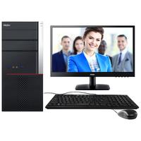 Haier 海尔 商嘉 X-A0003 20.7英寸 台式机 黑色(奔腾G4400、核芯显卡、4GB、1TB HDD、风冷)