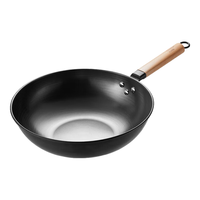 炊大皇 COOKER KING炒锅精铁锅家用炒菜锅无涂层不粘锅电磁炉平 无盖|精铁无涂层 炒锅 30cm