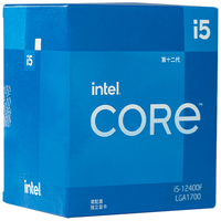intel 英特尔 酷睿 i5-12400 CPU 4.4GHz 6核12线程