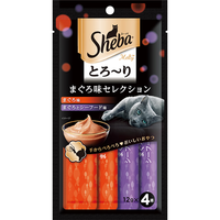 Sheba 希宝 猫零食 鲣鱼青甘吞拿鱼海鲜鱼虾口味猫条 12g*4支