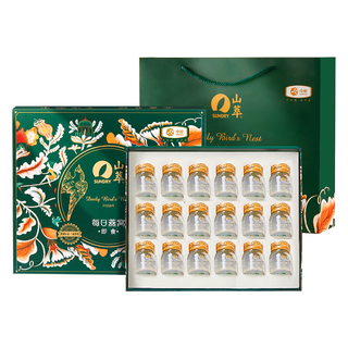 SUNDRY 山萃 中粮山萃 无加糖即食燕窝35g*18瓶家庭装孕妇营养滋补品30天月子套餐生日礼物送女友老婆高档礼盒