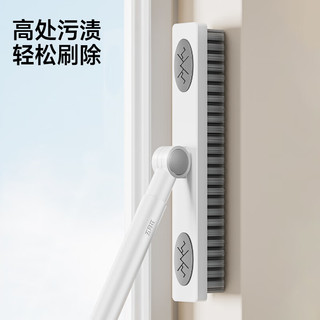 五月花地板刷长柄硬毛刷卫生间厕所浴室清洁刷子 V型缝隙刷开荒保洁工具 【缝隙刷】V型硬毛长杆