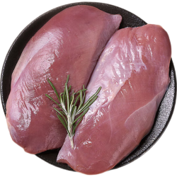 1号会员店 单冻去皮鸭胸 鸭肉 1kg