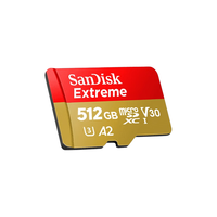 闪迪 Extreme 至尊极速移动系列 MicroSD存储卡 512GB（U3、V30、A2）