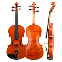 克莉丝蒂娜（Christina）手工小提琴V06A专业考级进阶演奏成人儿童初学入门云杉木枫木 4/4身高155cm以上