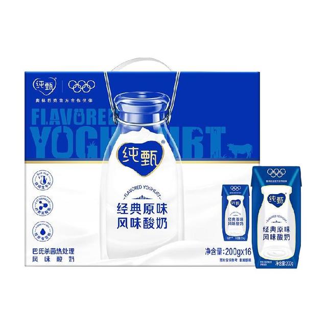 纯甄 风味酸牛奶 经典原味200g＊24盒