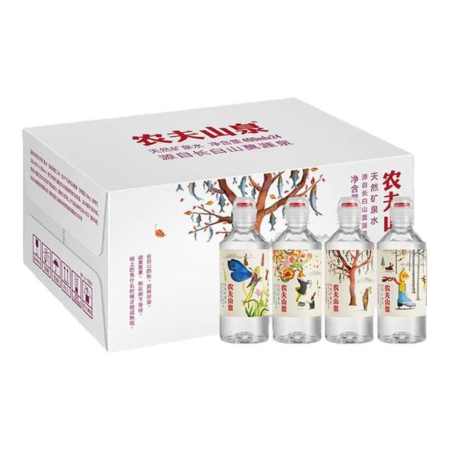 再降价：农夫山泉 饮用天然矿泉水400ml*24瓶 运动盖