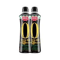 厨邦 零添加原汁黑豆 特级生抽 500mL*2