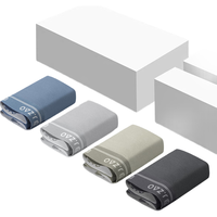 京东京造男士内裤纯棉7A抗菌男生平角裤大码四角短裤衩4条 M