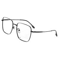 万新 WAN XIN防蓝光眼镜框配近视镜片送男女时尚金属TK1 3517冰雾色